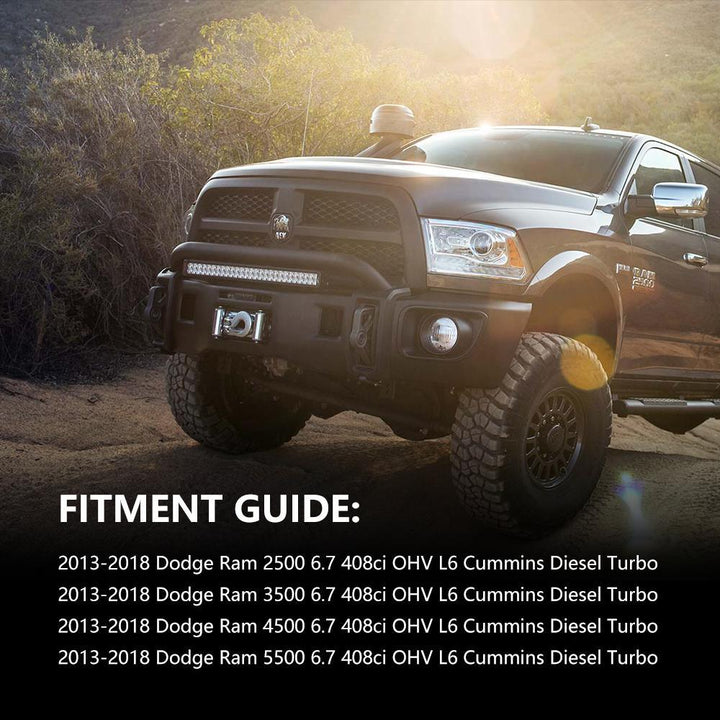 2013-2018 6.7L Cummins EGR Plate Cooler & Throttle Valve Delete Kit for Dodge Ram 2500 3500 4500 5500 - 9PHX