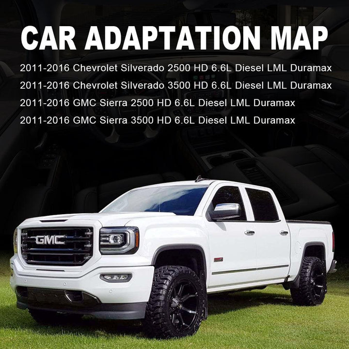 2011-2016 6.6L Duramax LML CCV PCV Reroute Engine Ventilation Kit for GMC Chevy 2500 3500 HD - 9PHX